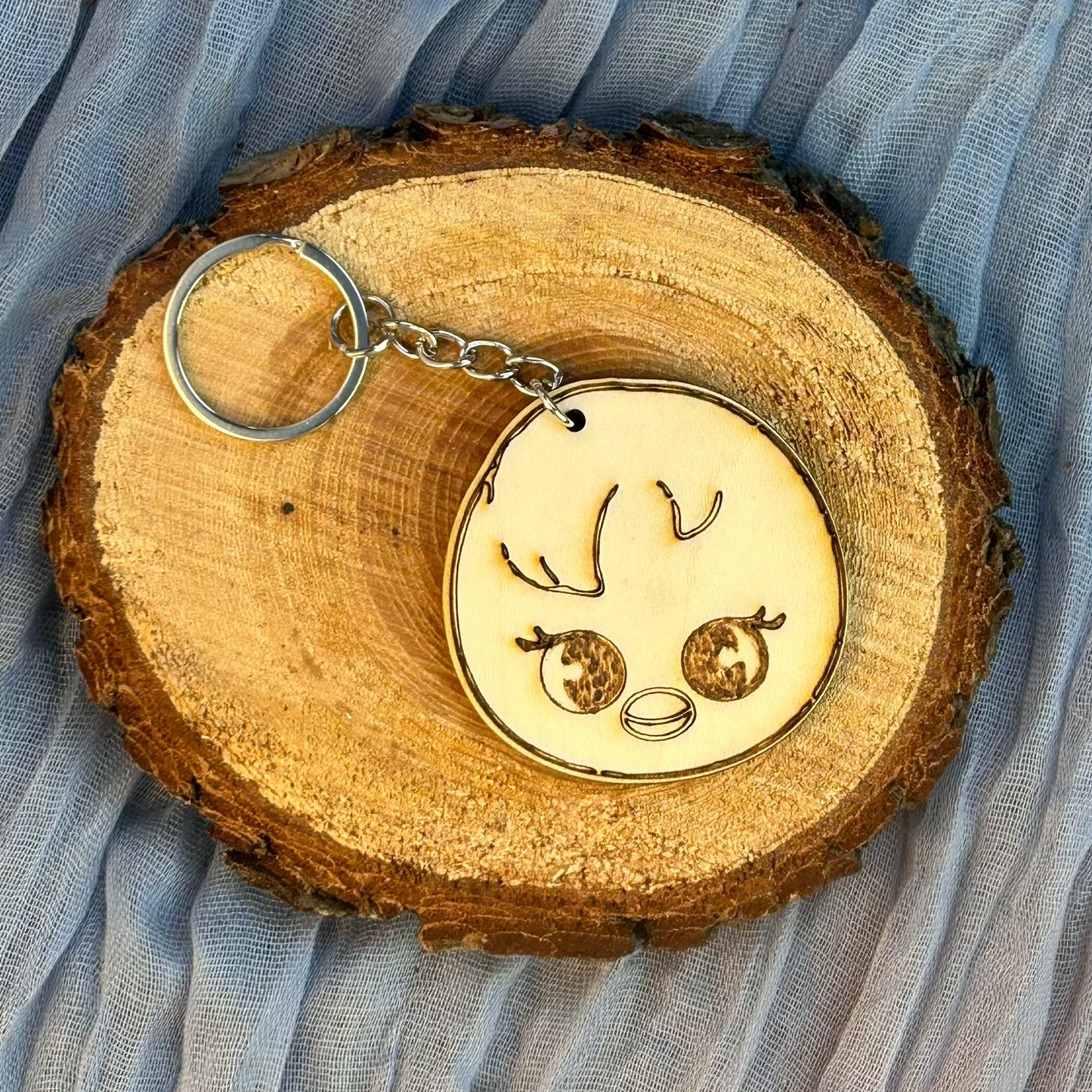 Collection SKZOO – Porte-clés en bois gravé
