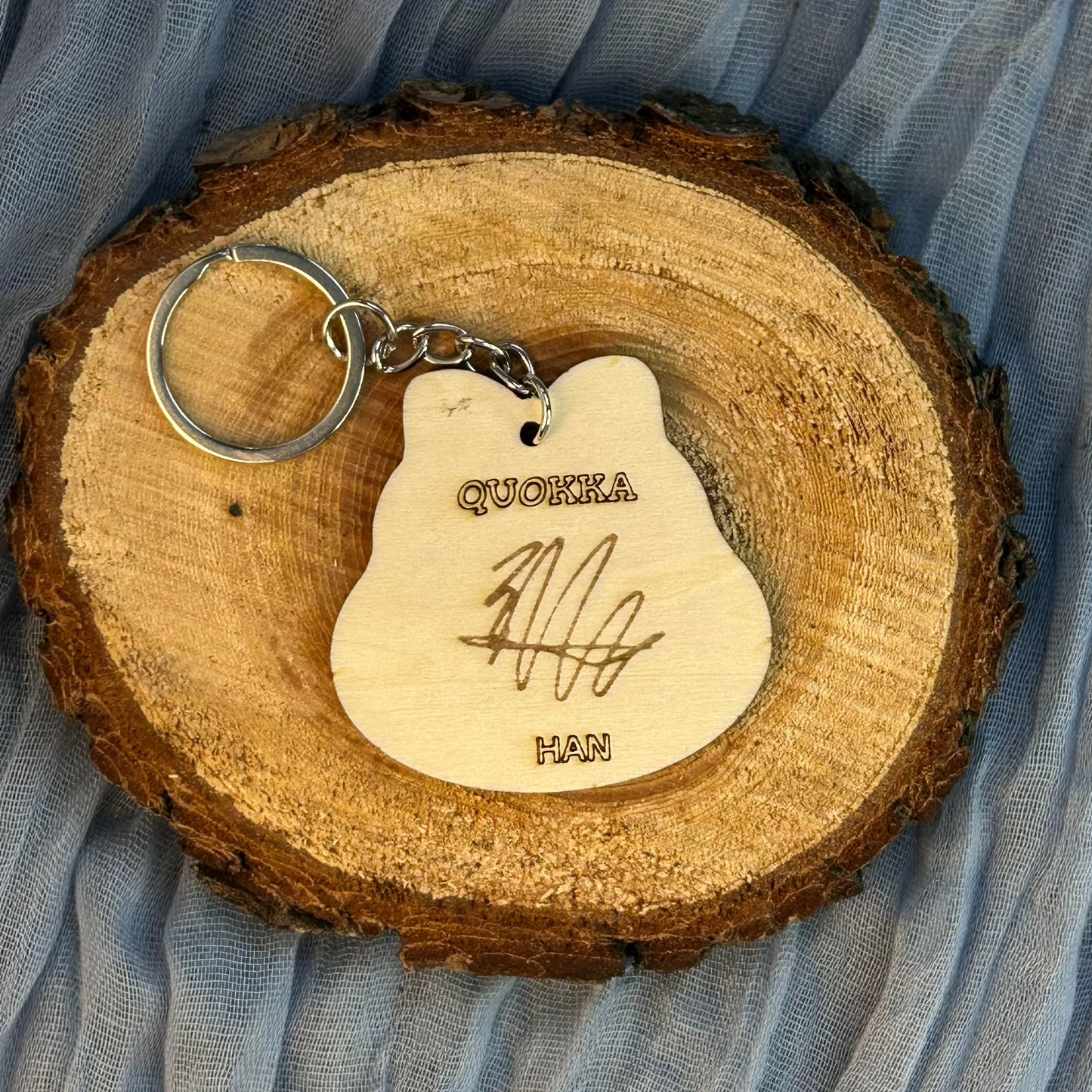 Collection SKZOO – Porte-clés en bois gravé