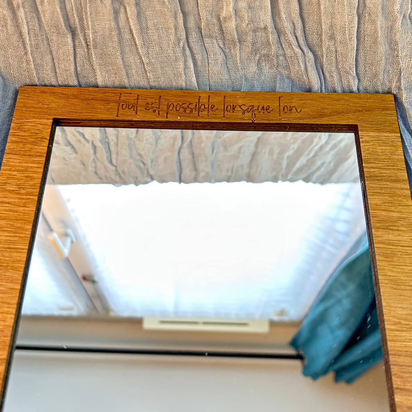Miroir Inspirant – “Tout est possible lorsque l’on croit en soi”