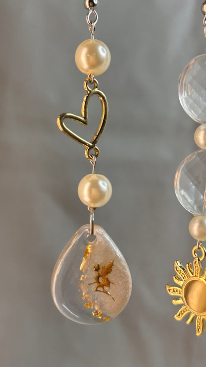 Boucles d’oreilles “Rayons du Cœur”