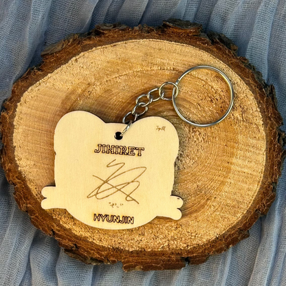 Collection SKZOO – Porte-clés en bois gravé