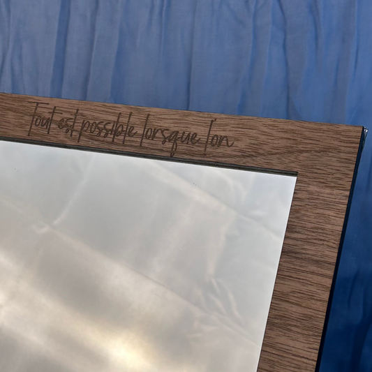 Miroir Inspirant – “Tout est possible lorsque l’on croit en soi”