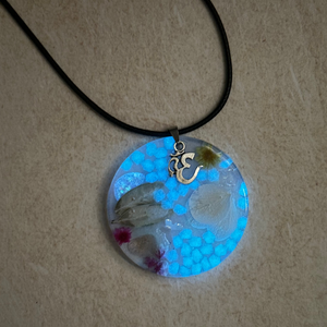 Pendentif unique phosphorescent 